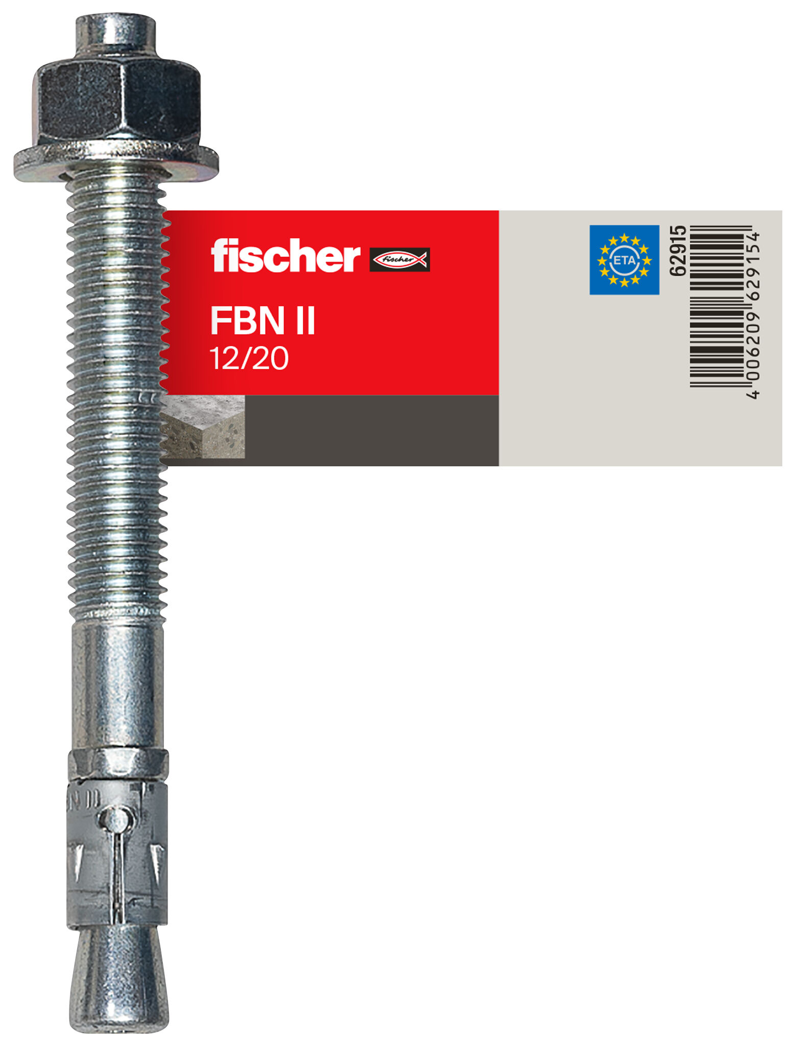 fischer bolt anchor FBN II 12/20 E item pricing